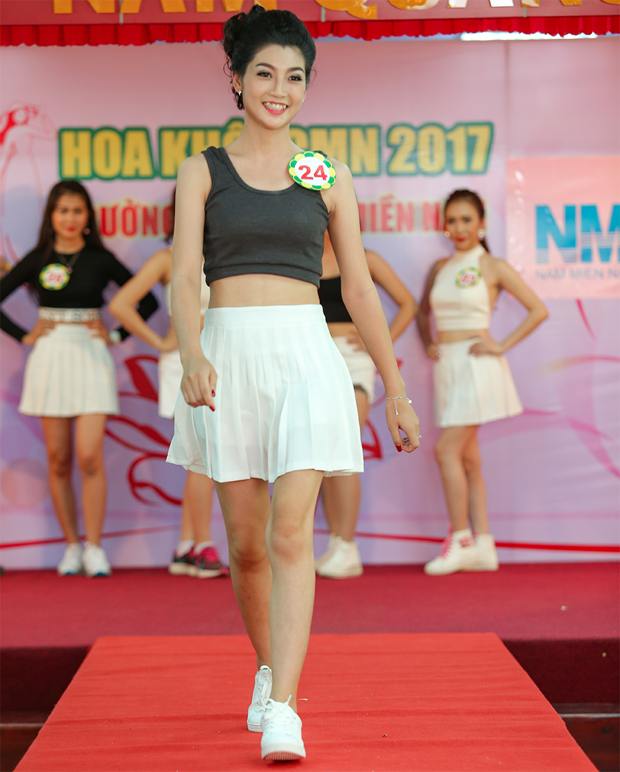 hoa khôi cmn 2017 - trang phục thể thao