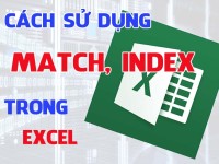 Cách sử dụng hàm INDEX và hàm MATCH, Kết hợp Match, Index để dò tìm dữ liệu trong Excel